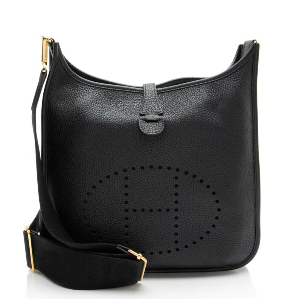 Hermes Taurillon Clemence Evelyne III PM Shoulder Bag